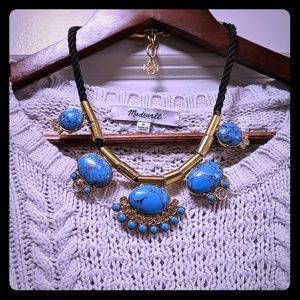 Ann Taylor Turquoise Statement Necklace